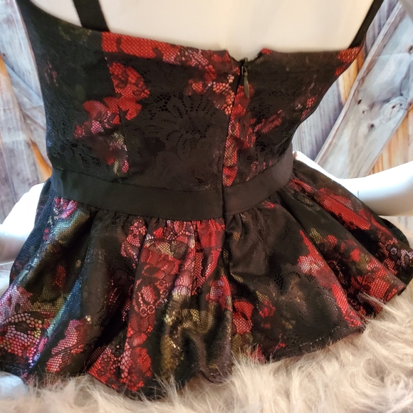 Womens Floral corset top - Picture 4 of 4